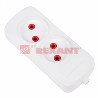 Колодка 2 гнезда «Эконом» | 11-8708 SDS REXANT
