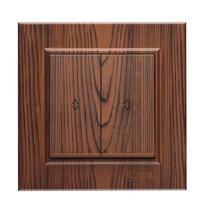 Переключатель 2-кл. СП Karea 10А IP20 орех Makel 56102026