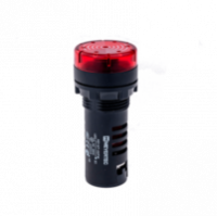 Звонок с подсветкой, 80дБ, красный 220V AC MT22-SM220 | 53447 ОВЕН
