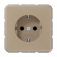 Розетка штепсельная SCHUKO 16A 250V золотая бронза JUNG CD1520GB