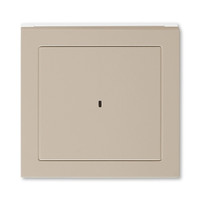 Накладка Levit для выключателя карточного кофе макиато/бел. ABB 2CHH590700A4018