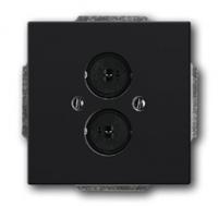 Розетка для громкоговорителя solo/future антрацит - 2CKA001723A0253 ABB 1723-0-0253