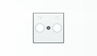 Накладка для TV-R розетки, серия SKY, цвет альпийский белый|2CLA855000A1101| ABB