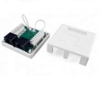 Розетка компьютерная SB1-2-8P8C-C5e-WH RJ-45(8P8C) внешн. CAT.5E двойная Dual IDC Hyperline 430234