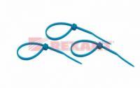 Хомут кабельный 2.5х100 нейл. син. (уп.25шт) Rexant 07-0105-25