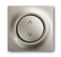 Клавиша для механизма электронного выключателя Busch-Jalousiecontrol 6411 U-101, U/S-101, 6418 U, реле 6402 серия impuls, цвет шампань-металли ABB 2CKA006430A0177