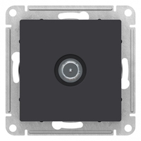 Механизм розетки TV ATLAS DESIGN проходной 4DB карбон SchE ATN001092 Schneider Electric
