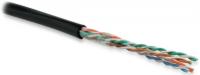 Кабель UTP 4-C5E-SOLID-OUTDOOR-40-500 витая пара (U/UTP) кат. 5e 4х2х0.5 (24 AWG) ож (solid) для внешней прокладки (+60 град.C -40 град.C) PE (500м) (м) Hyperline 49118