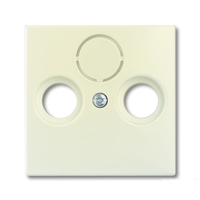 Накладка розетки компьютерной 1-п Basic-55 сл. кость ABB 2CKA001724A4284