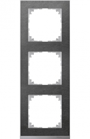 Рамка 3-м M-Pure Decor сланец/алюм. SchE MTN4030-3669 Schneider Electric