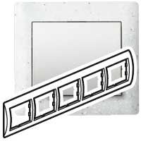 Рамка 5 постов горизонтальная Corian Everest Galea Life Legrand 771715