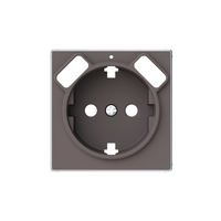 Накладка для розетки SCHUKO с 2хUSB ЗУ арт.8188.3 SKY тауп ABB 2CLA858830A6301