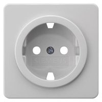 СЕРЫЙ ЖЕМЧУГ НАКЛАДКА 65X65MM ДЛЯ РОЗЕТКИ SCHUKO DELTA PLUS Siemens 5UH1048