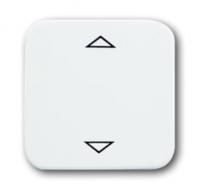 Клавиша для механизма электронного выключателя Busch-Jalousiecontrol 6411 U-101, U/S-101, 6418 U, реле 6402 серия Reflex SI, цвет альпийский б ABB 2CKA006430A0399 6430-0-0399
