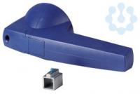 Рукоять для типоразмера 3, прямой монтаж, под ось 12х12, синяя, K4AB - 1818009 EATON