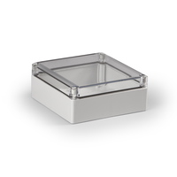 Cubo S 175 x 75 мм, 50 мм основание, глухая стенка, прозрачная крышка, PC, IP 66/67 - SPCP181808T Ensto