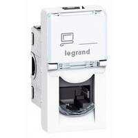 Розетка компьютерная RJ45 категория 5e FTP 1 модуль LCS - 078680 Legrand