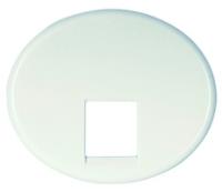 Накладка розетки телекоммуникационной белая TACTO ABB 5517.1 BL