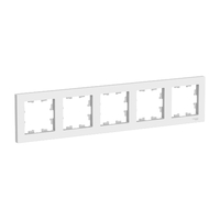Рамка пятипостовая ATLASDESIGN универсальная белый - ATN000105 Schneider Electric