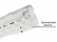 Решётка Р236 (решетка к ПВЛМ-П-2х36/40. ЛСП22-2х36. ПВЛМ-2х36/40. ЛСП02-2х36) | 1009022302 АСТЗ (Ардатовский светотехнический завод)