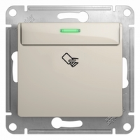Выключатель карточный 1-кл. Glossa (сх. 6) 10AX механизм молоч. SchE GSL000969 Schneider Electric
