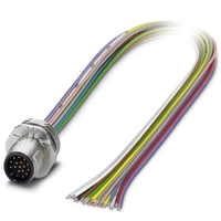 Встраиваемые разъемы SACC-E-MS-17CON-M16/0,5 SCO | 1556304 Phoenix Contact