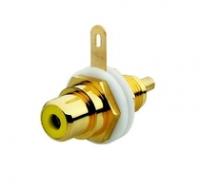 Разъём RCA/CINCH (колокольчик/тюльпан), диапазон от 20 Гц до кГц, цвет жёлтый | 0230-0-0454 2CKA000230A0454 ABB