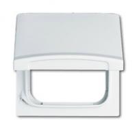 Промежуточная плата с крышкой для розеток серий Duro SI/Reflex SI (IP44) Allwetter 44 белый - 2CKA001710A2272 ABB