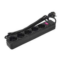 Фильтр сетевой FOP-05GS-180 5х1.8м 10А/2.2кВт с выкл. з/к ПВС 3х10.75 ФАZА 4895205007628 ФАZA (ФАЗА)