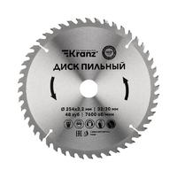 Диск пильный 254мм х48зуб х32/30мм Kranz KR-92-0130