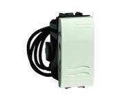 Переключатель 1-кл. 1мод. Brava 16А IP20 с подсветкой бел. DKC 76011BL (ДКС)