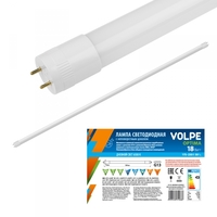 Лампа светодиодная LED-T8-18W/NW/G13/FR/FIX/O LED, мат. рассеив.. Серия Optima. 4000К . G13 неповор.. | UL-00003085 Volpe Uniel