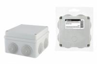 ОП 110х110х70мм крышка на винтах IP55 8вх инд штрих-код | SQ1401-0124 TDM Распаячная коробка ELECTRIC
