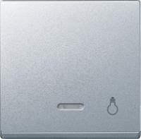 Клавиша с окошком для светоиндикатора СВЕТ алюминий - MTN430960 Schneider Electric