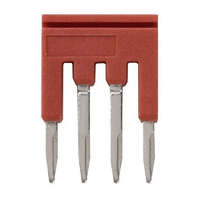Гребенка XW5SP154RD для клемм XW5 Push-in Plus 1.5кв.мм 4п 500В 17.5А красн. Omron 669998