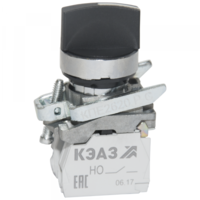 Переключатель КПЕ2602РС 0но+2нз ручка фикс 3поз IP65 черн. КЭАЗ 282736 (Курский электроаппаратный завод)