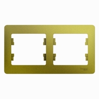 Рамка 2-м Glossa горизонт. фисташк. SchE GSL001002 Schneider Electric