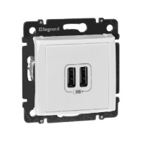 Розетка USB 2-м СП Valena бел. Leg 770470 Legrand