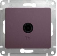 Розетка телевизионная оконечная TV Glossa 1дБ механизм сиренев. туман SchE GSL001491 Schneider Electric