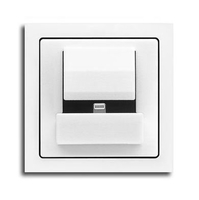 Плата центральная (накладка) 6478-212 для блока питания micro USB - 6474 U, Busch-Duro, слоновая кость | 6400-0-0007 2CKA006400A0007 ABB