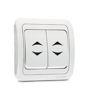 Механизм переключателя проходного 2-кл. СП Lillium IP20 бел. Makel 30001026