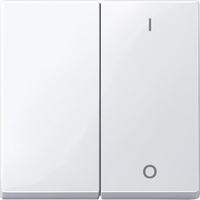 Клавиша 2-м Merten с пиктограммой «вкл» и «откл» активно бел. SchE MTN312725 Schneider Electric