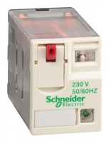 Реле промежуточное RXM 6А 230В 4пк с индикацией без розетки - RXM4AB2P7 Schneider Electric