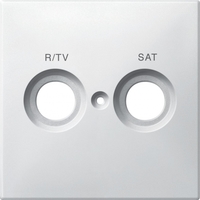 Центральная плата с маркировкой R/TV+SAT белый - MTN299619 Schneider Electric