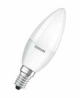Лампа светодиодная Value B 5.5Вт (замена 40Вт) матов. 6500К холод. бел. E14 470лм угол пучка 220град. 220-240В OSRAM 4052899971066