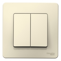Выключатель 2-кл. СП Blanca 10А IP20 (сх. 5) 250В молочн. SchE BLNVS010502 Schneider Electric