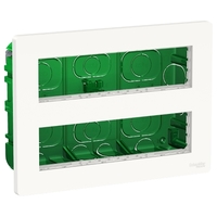 Блок СП UNICA SYSTEM+ 2х4 антибакт. SchE NU171820 Schneider Electric