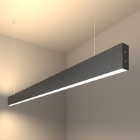 Светильник светодиодный подвесной линейный двусторонний 128см 50W 4200K черная шагрень (101-200-40-128) | a042946 Elektrostandard Электростандарт