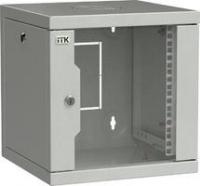 Шкаф сетевой LINEA WS 10дюйм 6U 320х310мм дверь стекл. сер. ITK LWS3-06U33-GF IEK (ИЭК)