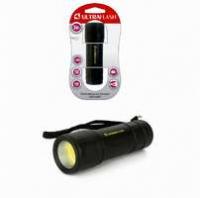 Фонарь LED16001 3XR03 COB LED 3Вт пластик блист. черн. Ultraflash 13357